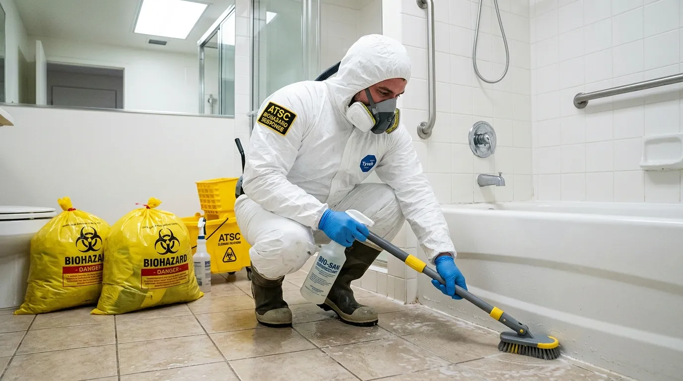 Decontamination equipment deployed for Blood Cleanup in Marysville